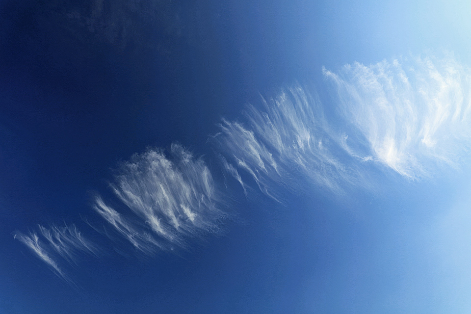 飛行機雲は千変万化である （その9）