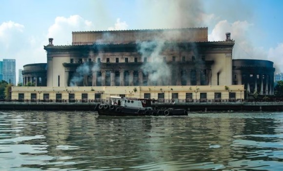 Manila Central post office fire