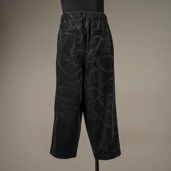 GANGASTERVILLE CHAIN LINK -CORDUROY EAZY PANTS