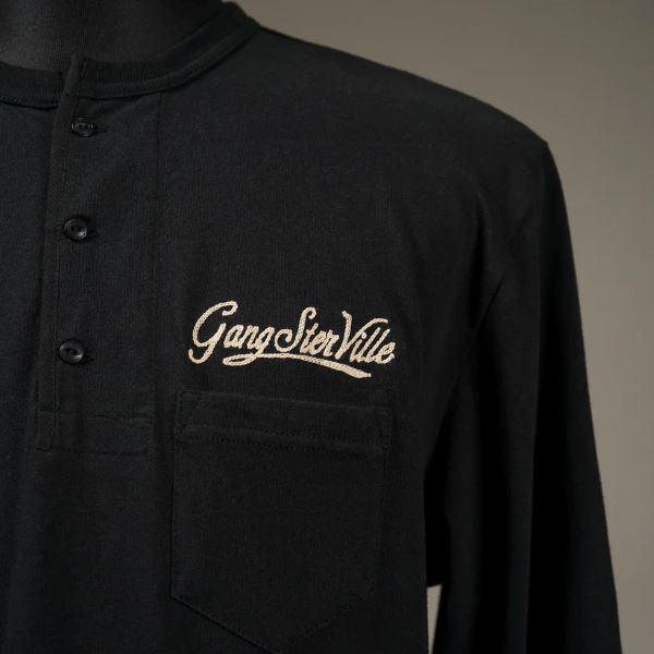 GANGSTERVILLE THE SCARLET-L/S HENRY T-SHIRTS