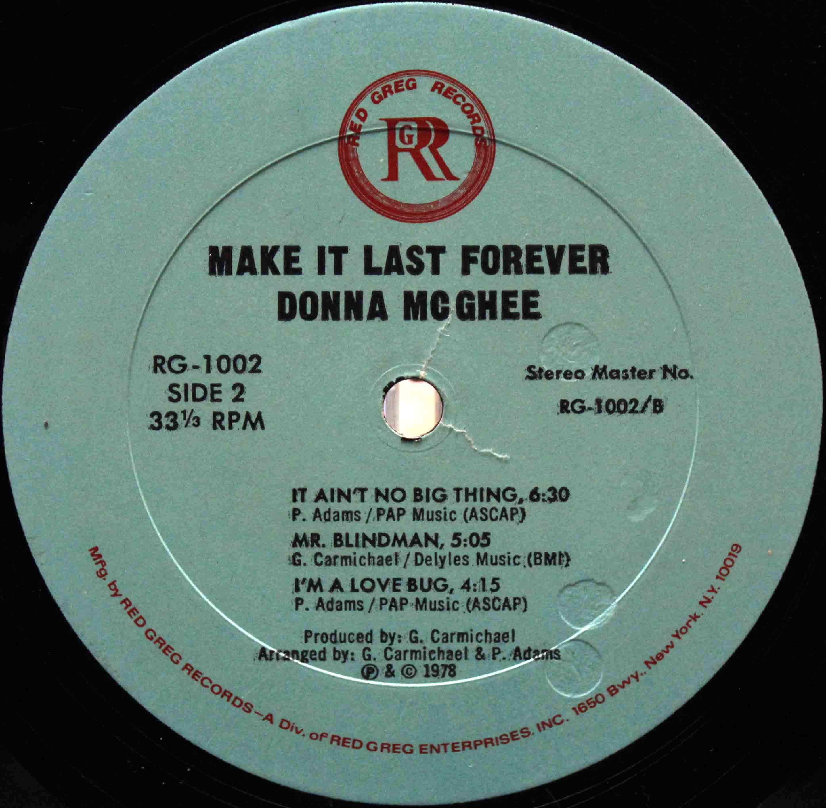 Donna McGhee - Make It Last Forever 04