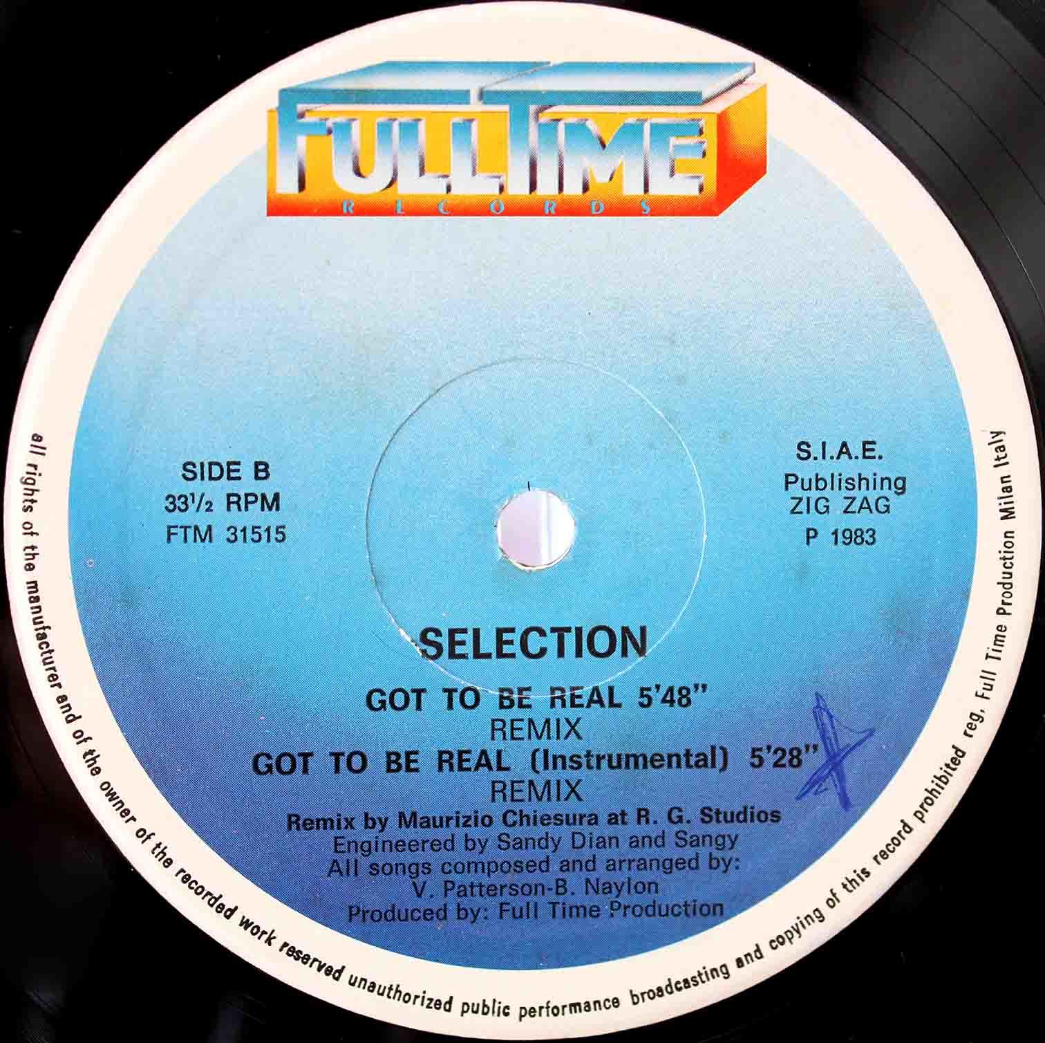 Selection ‎– Got To Be Real (Remix) 02