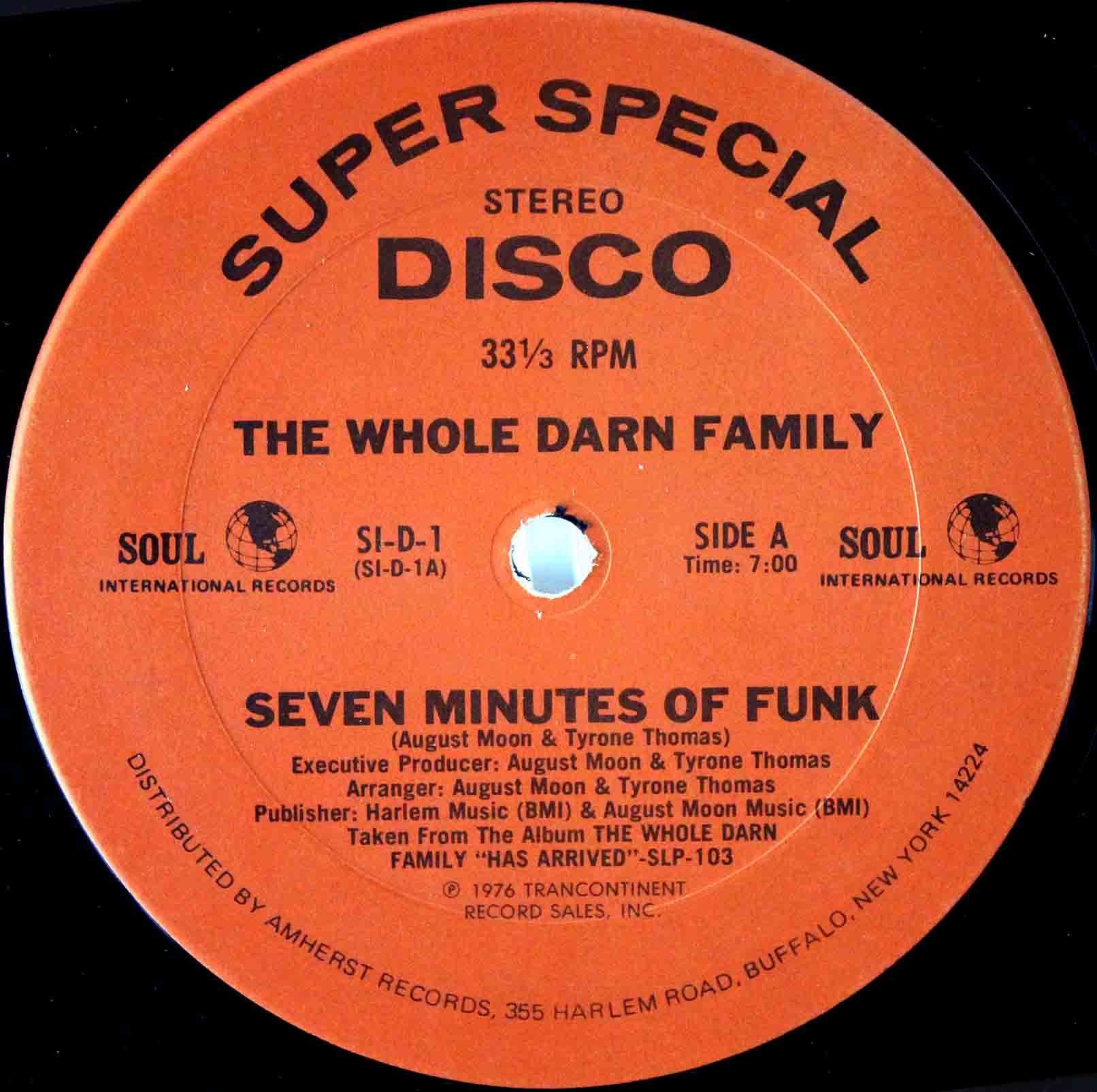 The Whole Darn Family ‎– Seven Minutes Of Funk 03