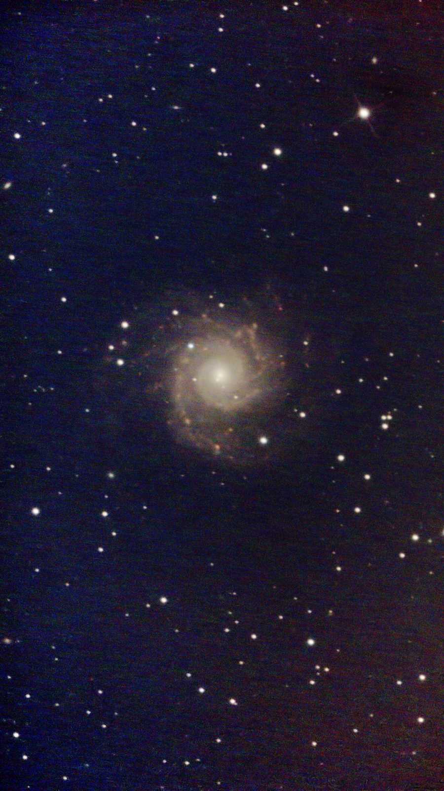 赤外画像で写すM74銀河。自宅からならまぁ… 2023年11月