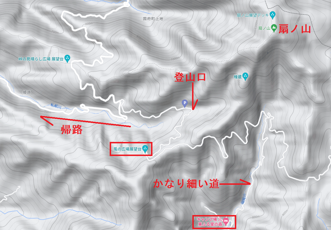 2023扇ノ山/地図1