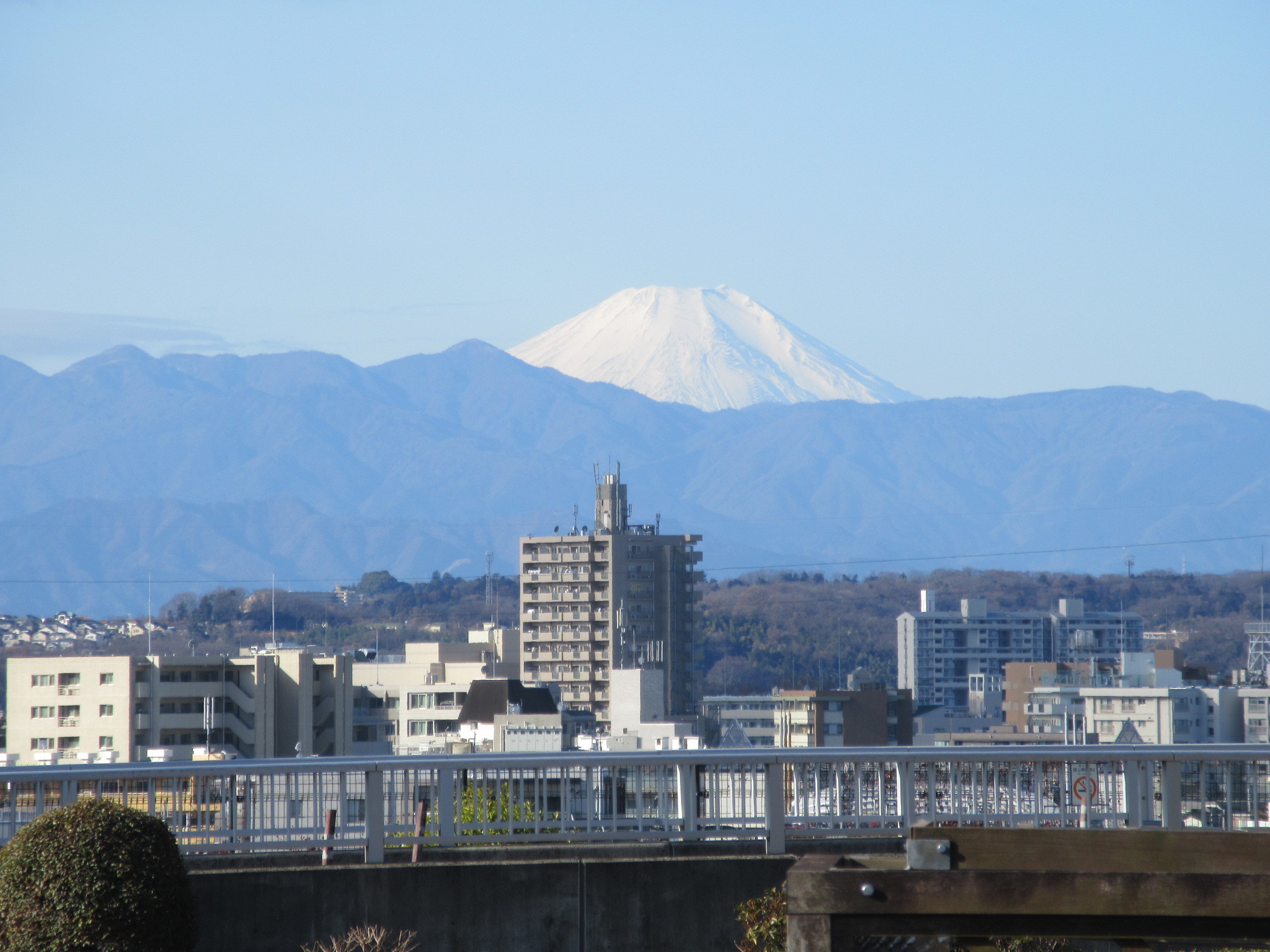 富士見橋 　富士山　成城再訪３