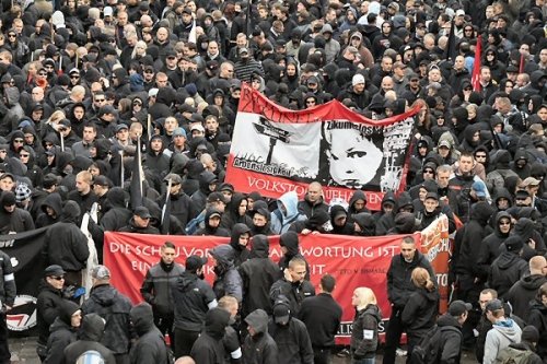 3aa 600 Neo-Nazi demonstration in Germany
