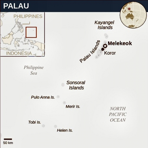 2bb 600 Location of Palau