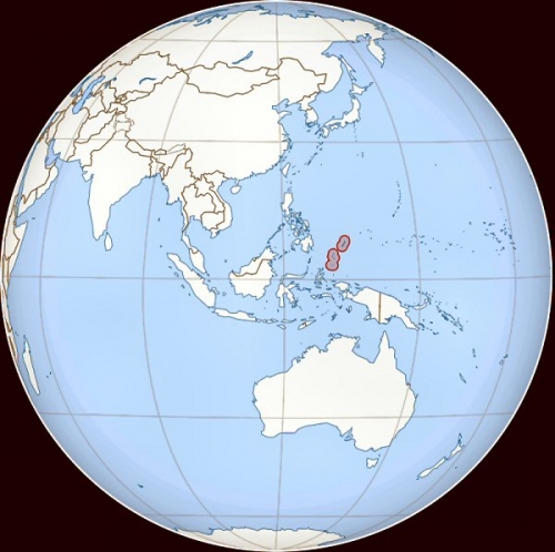 2ba 600 Location of Palau zoom up