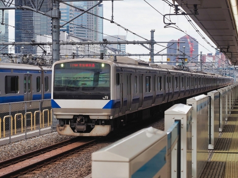 JR常磐線 E531系電車【高輪ゲートウェイ駅】