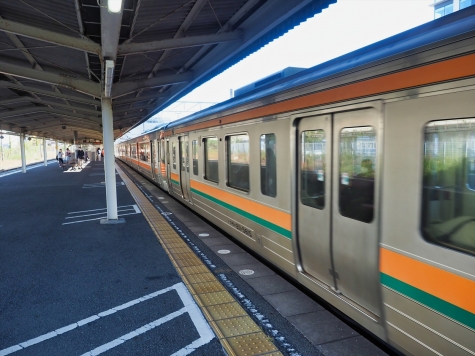 JR東海 東海道本線 211系 電車（JR三島駅）