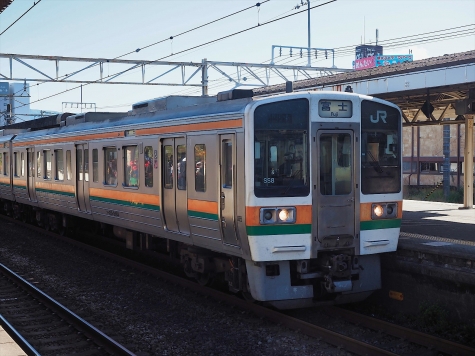 JR東海 東海道本線 211系 電車（JR三島駅）