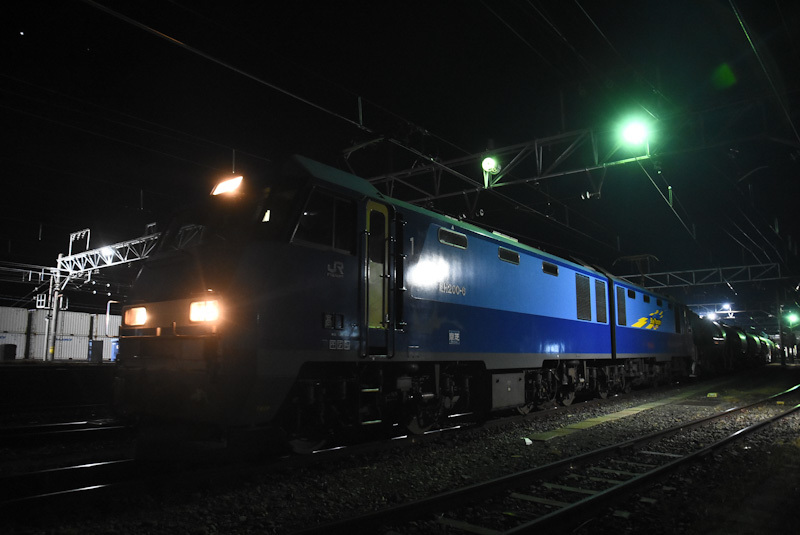 2023年12月2日撮影　南松本にて　篠ノ井線5463ﾚ　EH200－6号機　発車3