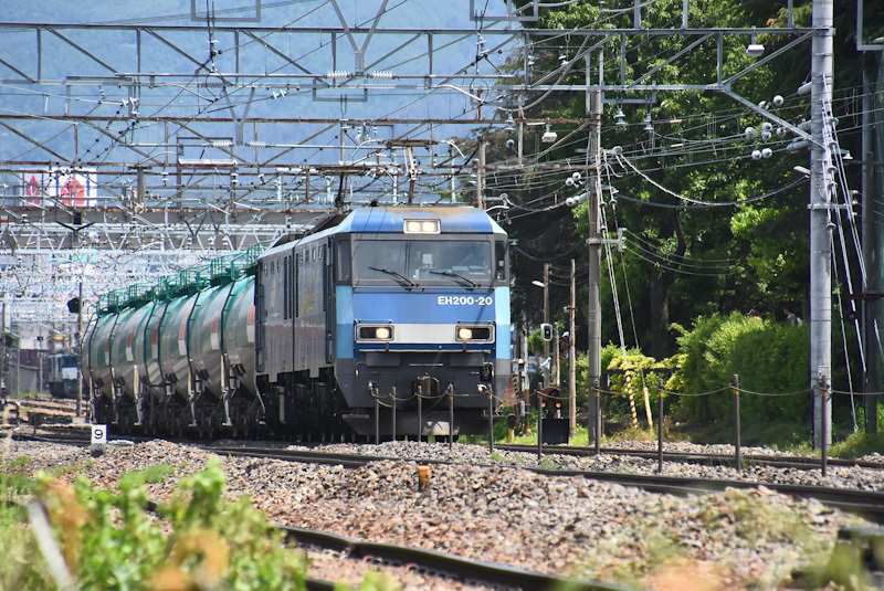 2023年6月3日撮影　東線貨物5462ﾚ　EH200-20号機　南松本発車