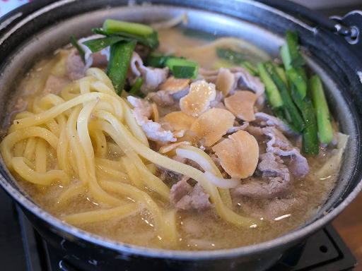 にんにく豚塩鍋定食 (10)