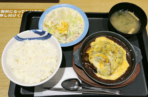 ハンバーグ定食 (3)