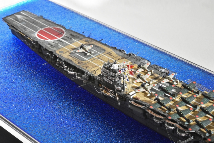 日本海軍 航空母艦 【飛龍】 (1942年 ミッドウェー海戦時) 完成画像 DSC_0964-1-3-25◆模型製作工房 聖蹟 (2)
