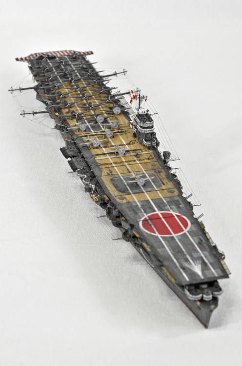 日本海軍 航空母艦 【飛龍】 (1942年 ミッドウェー海戦時) 完成画像 DSC_0001-1-2-25◆模型製作工房 聖蹟 (2)