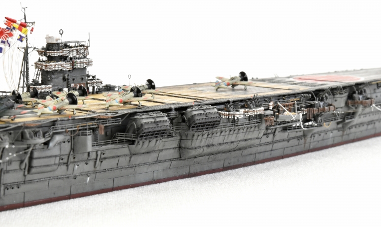 日本海軍 航空母艦 【飛龍】 (1942年 ミッドウェー海戦時) 完成画像 DSC_0737-1-2-25◆模型製作工房 聖蹟 (10)