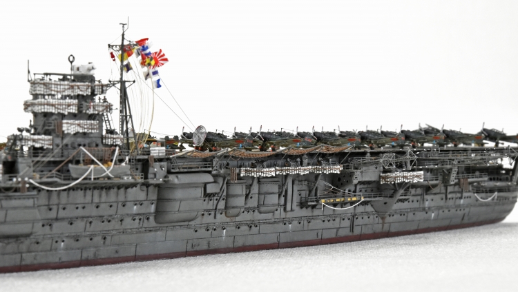 日本海軍 航空母艦 【飛龍】 (1942年 ミッドウェー海戦時) 完成画像 DSC_0660-1-3-3◆模型製作工房 聖蹟 (15)