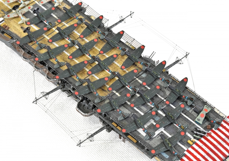 日本海軍 航空母艦 【飛龍】 (1942年 ミッドウェー海戦時) 完成画像 DSC_0660-1-3-3-25◆模型製作工房 聖蹟 (2)