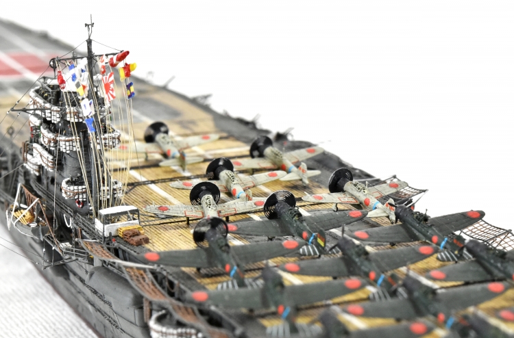 日本海軍 航空母艦 【飛龍】 (1942年 ミッドウェー海戦時) 完成画像 DSC_0660-1-3-3-25◆模型製作工房 聖蹟 (6)