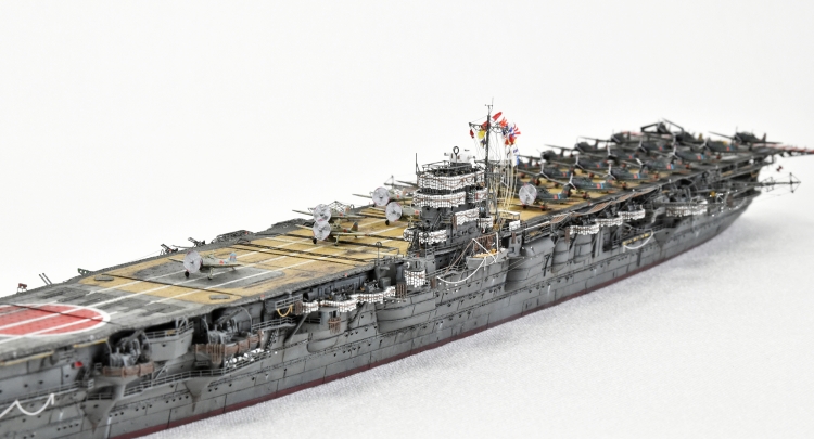 日本海軍 航空母艦 【飛龍】 (1942年 ミッドウェー海戦時) 完成画像 DSC_0660-1-3-3-25◆模型製作工房 聖蹟 (14)