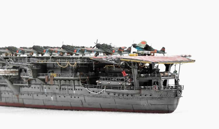 日本海軍 航空母艦 【飛龍】 (1942年 ミッドウェー海戦時) 完成画像 DSC_0660-1-3-3-25◆模型製作工房 聖蹟 (21)
