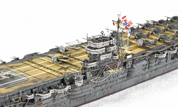 日本海軍 航空母艦 【飛龍】 (1942年 ミッドウェー海戦時) 完成画像 DSC_0660-1-3-3-25◆模型製作工房 聖蹟 (28)