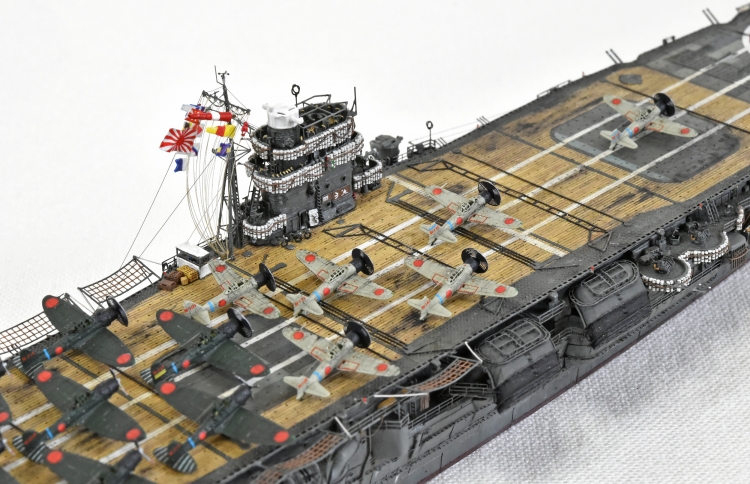 日本海軍 航空母艦 【飛龍】 (1942年 ミッドウェー海戦時） 完成画像 DSC_0660-1-3-3-25◆模型製作工房 聖蹟 (35)