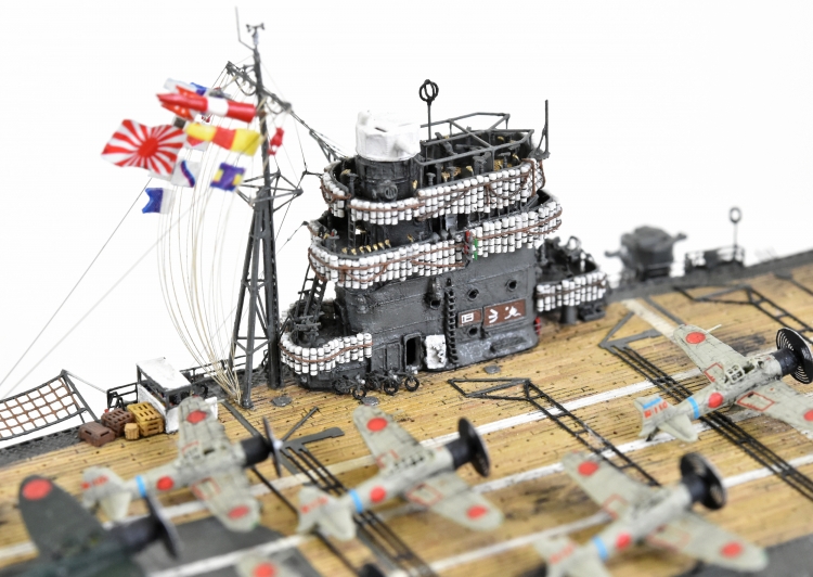 日本海軍 航空母艦 【飛龍】 (1942年 ミッドウェー海戦時) 完成画像 DSC_0660-1-3-3-25◆模型製作工房 聖蹟 (42)