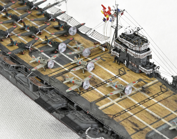 日本海軍 航空母艦 【飛龍】 (1942年 ミッドウェー海戦時) 完成画像 DSC_0660-1-3-3-25◆模型製作工房 聖蹟 (47)