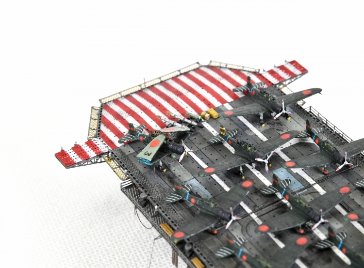 日本海軍 航空母艦 【飛龍】 (1942年 ミッドウェー海戦時) 完成画像 DSC_0660-1-3-3-25◆模型製作工房 聖蹟 (49)