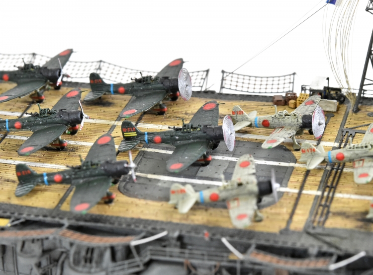 日本海軍 航空母艦 【飛龍】 (1942年 ミッドウェー海戦時) 完成画像 DSC_0660-1-3-3-25◆模型製作工房 聖蹟 (52)