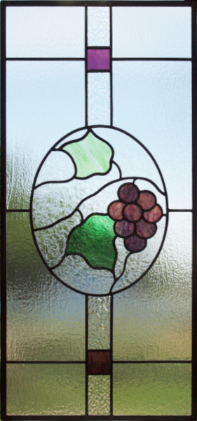 セミオーダー「ブドウ図柄」ステンドグラス