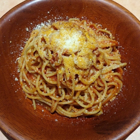 私のスパゲッティ ポモドーロ